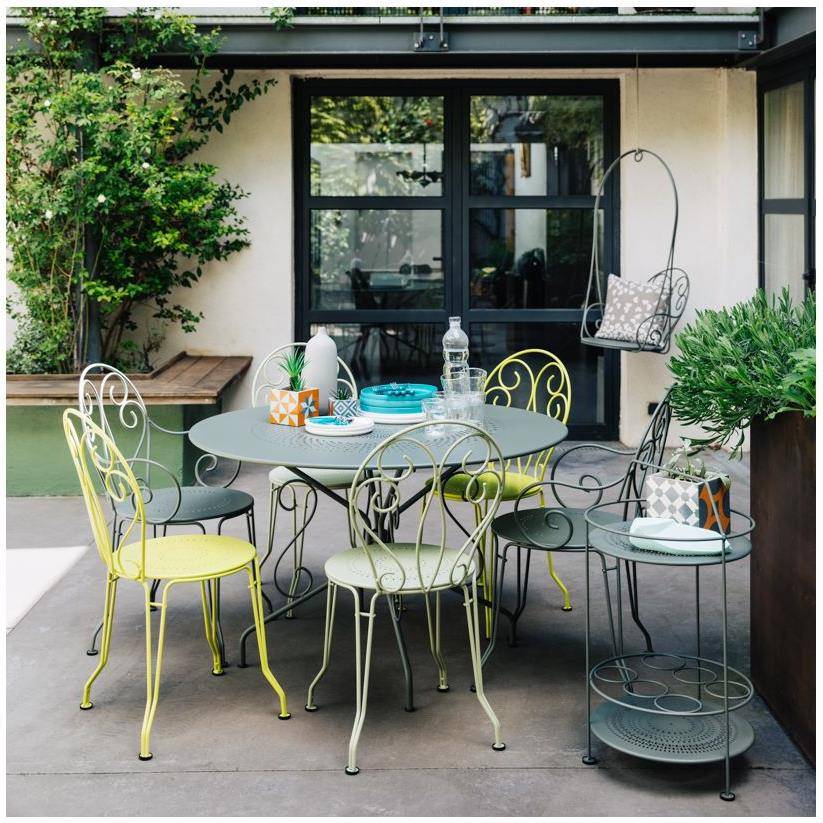 Fermob - Chaise de jardin acier carbone Montmartre Fermob - Image 4