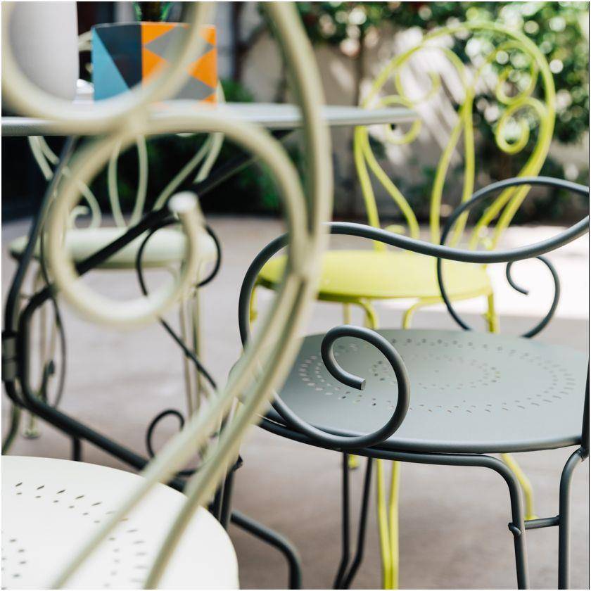 Fermob - Chaise de jardin acier carbone Montmartre Fermob - Image 2
