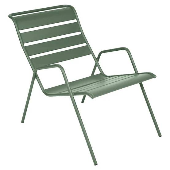 Fermob - Fauteuil de jardin bas acier cactus Monceau Fermob - Image 1