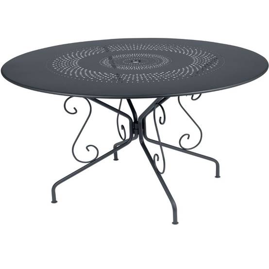 Fermob - Table de jardin ronde acier carbone 6 personnes Montmartre Fermob - Image 2