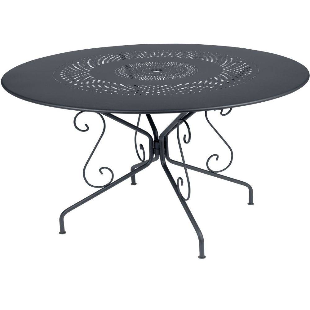 Fermob - Table de jardin ronde acier carbone 6 personnes Montmartre Fermob - Image 2