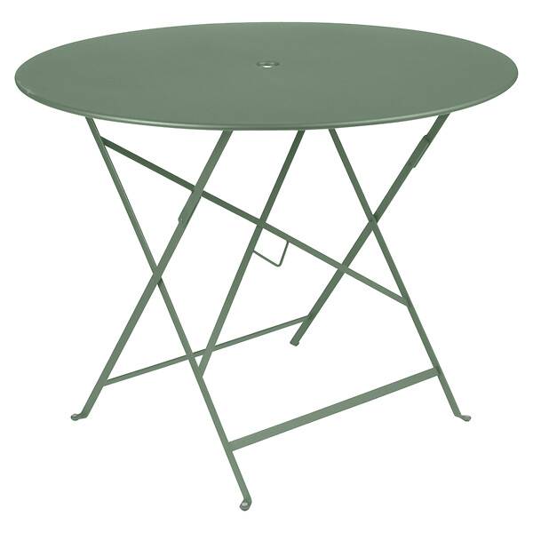 Fermob - Table de jardin ronde pliante acier cactus 4 personnes Bistro Fermob - Image 1