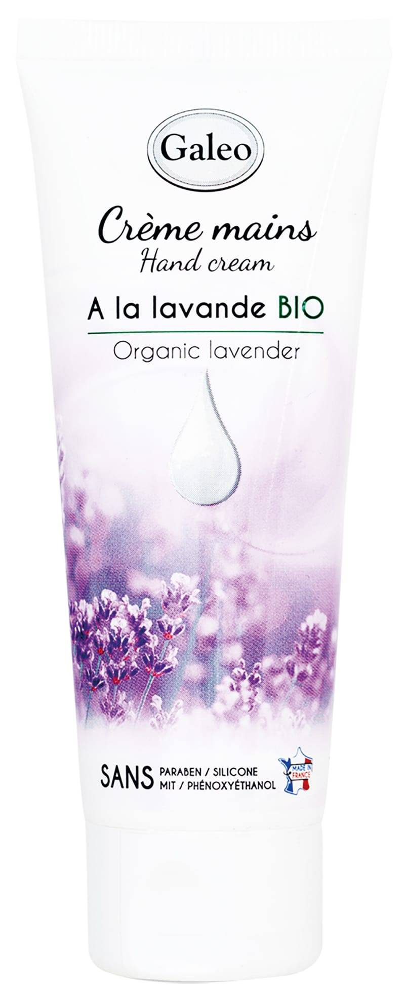 Galeo - Crème pour les mains à la lavande biologique 75 ml