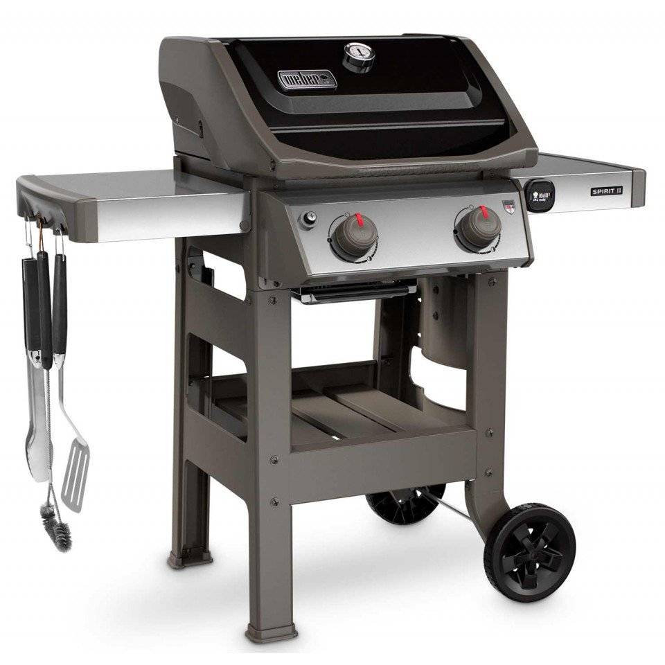 Weber - Weber - Barbecue à gaz Spirit II E-210 noir + Plancha émaillée - Image 2