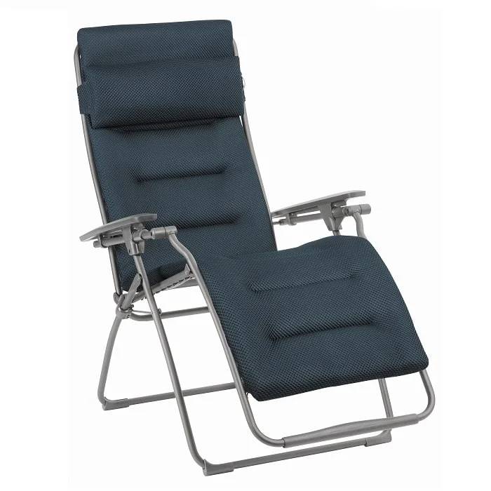 Lafuma-Mobilier - Fauteuil de jardin acier bleu encre Futura Be Comfort Lafuma Mobilier - Image 6