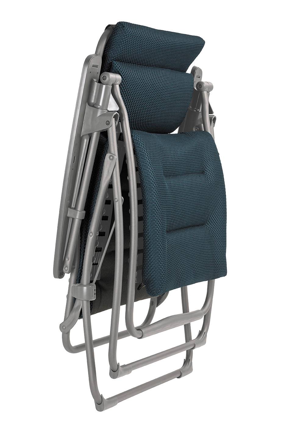 Lafuma-Mobilier - Fauteuil de jardin acier bleu encre Futura Be Comfort Lafuma Mobilier - Image 3