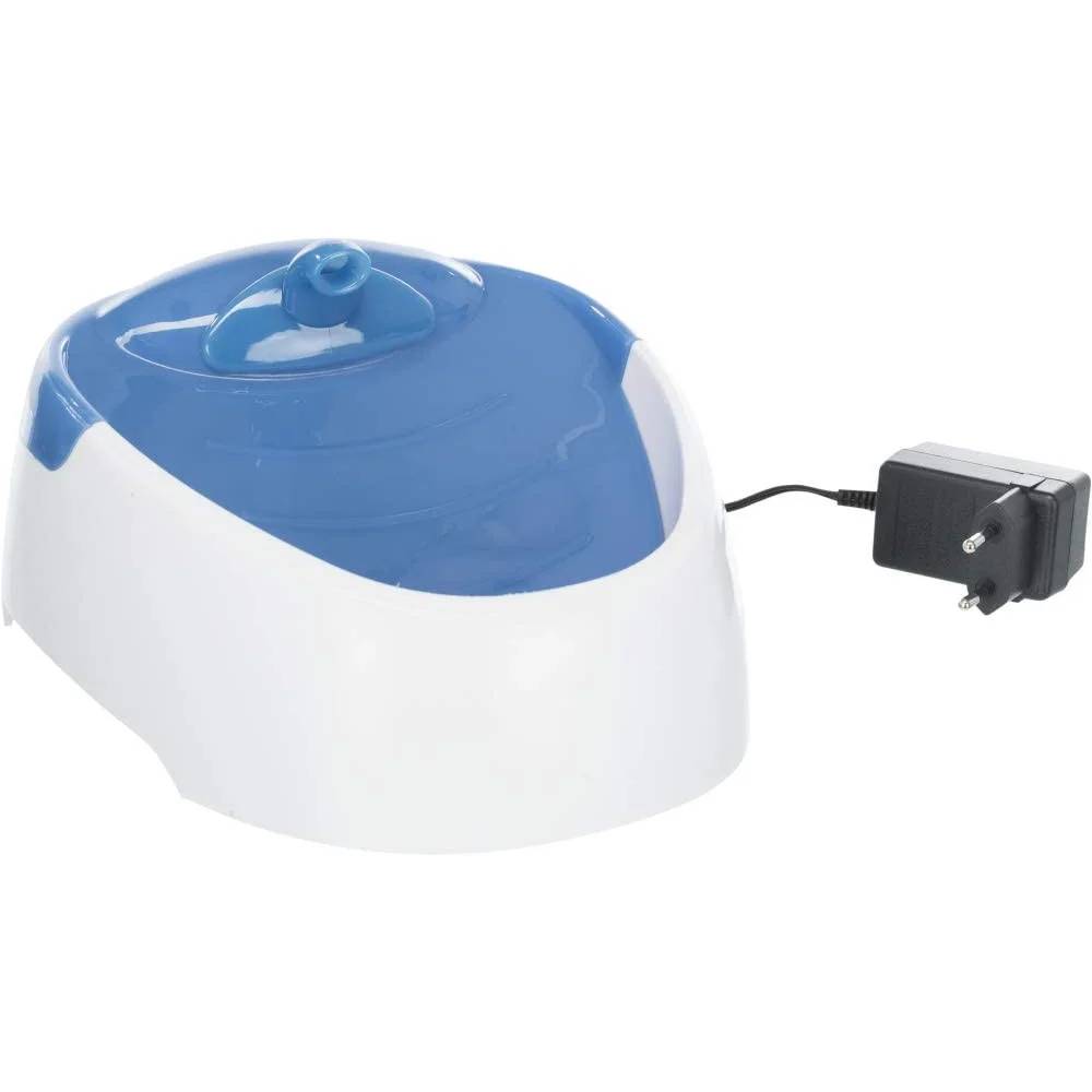 Fontaine a boire en plastique blanc/bleu 1 L 20 × 12 × 23 cm - TRIXIE - Image 4