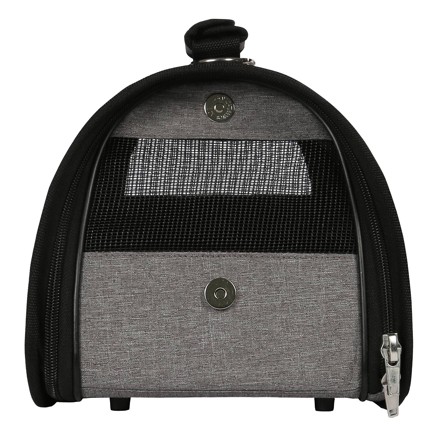 Wouapy - Wouapy - Sac de transport pliable Gris pour chien Taille MM - Image 2