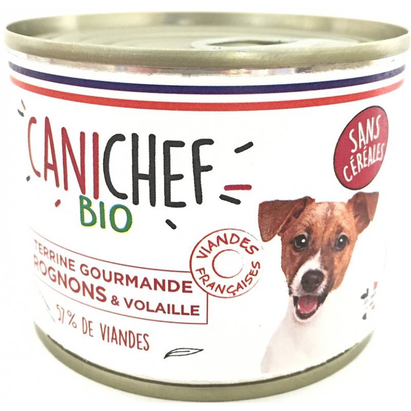 Canichef - Terrine Canichef - Rognons et volaille sans céréales - 100 g
