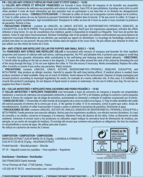 Francodex - Collier anti-stress et répulsif pour chaton et chat - Image 2