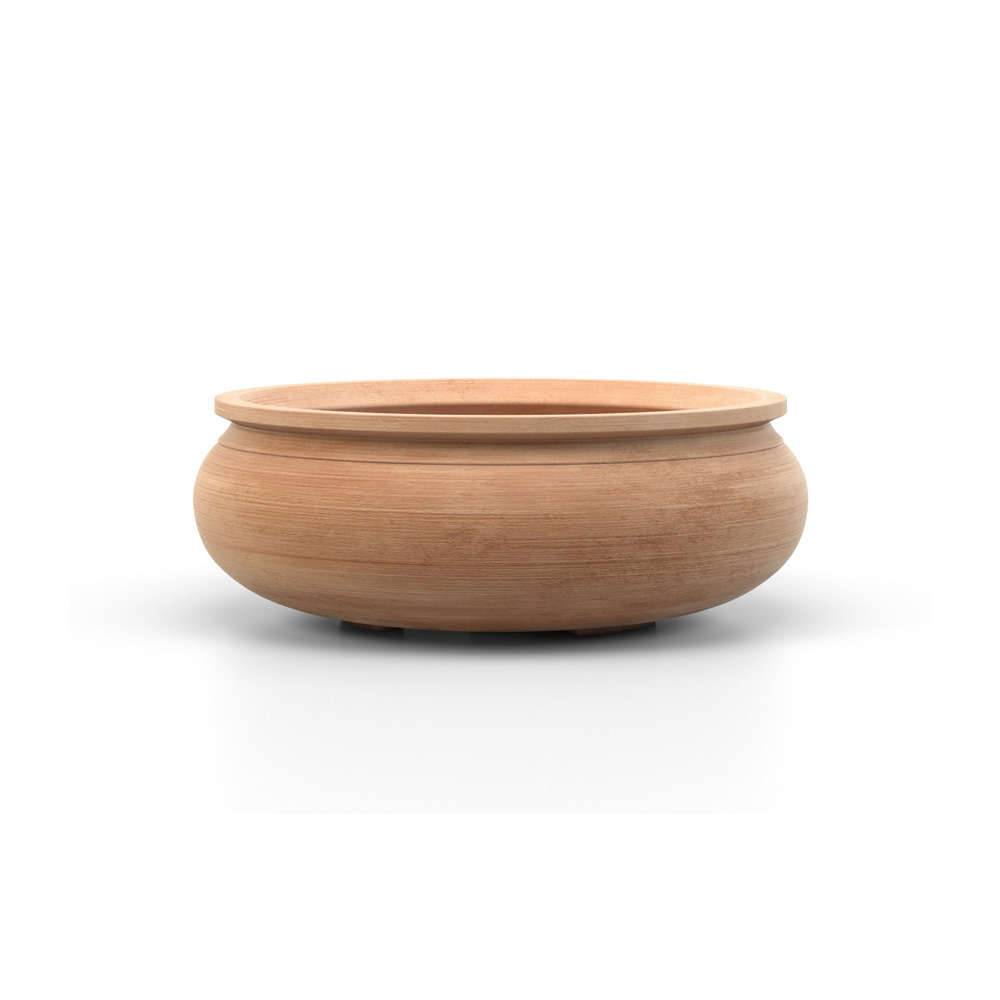 Coupe Large Terre Cuite Contemporain L 23 cm H 8 cm – GOICOECHEA - Image 2