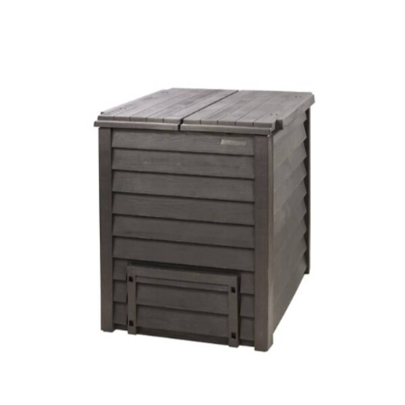 Garantia - Composteur Thermo-Wood 600 L brun anthracite L80 x l80 x H100 cm - Image 1