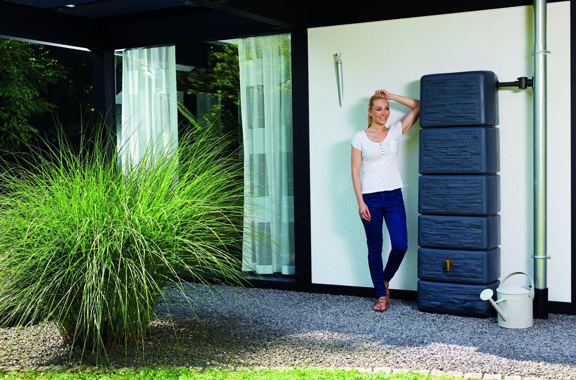 Garantia - Récupérateur d'eau de pluie 330 L mural robinet inclus - Garantia - Image 9