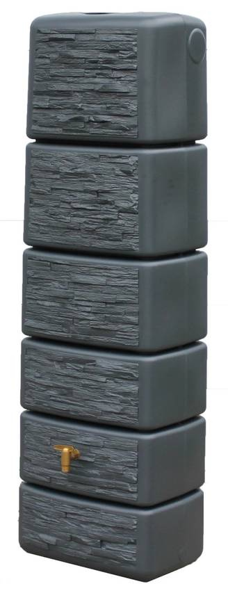 Garantia - Récupérateur d'eau de pluie 330 L mural robinet inclus - Garantia