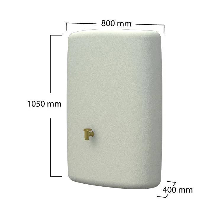 Garantia - Récupérateur d'eau de pluie 275L mural robinet inclus sable Terra - GARANTIA - Image 5