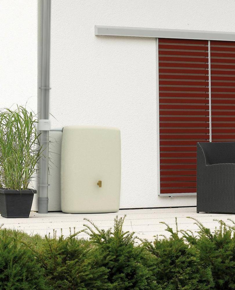 Garantia - Récupérateur d'eau de pluie 275L mural robinet inclus sable Terra - GARANTIA - Image 3