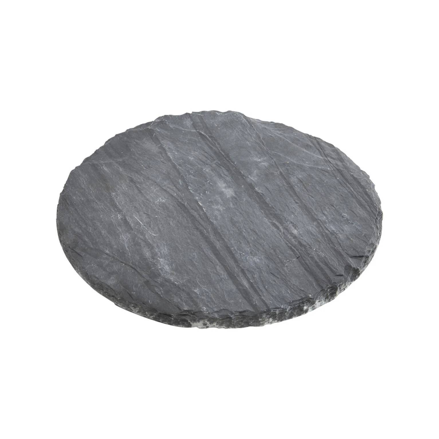 Pas japonais ardoise rond Noir Ø.40 x 1,6 / 2,2 cm - Image 7