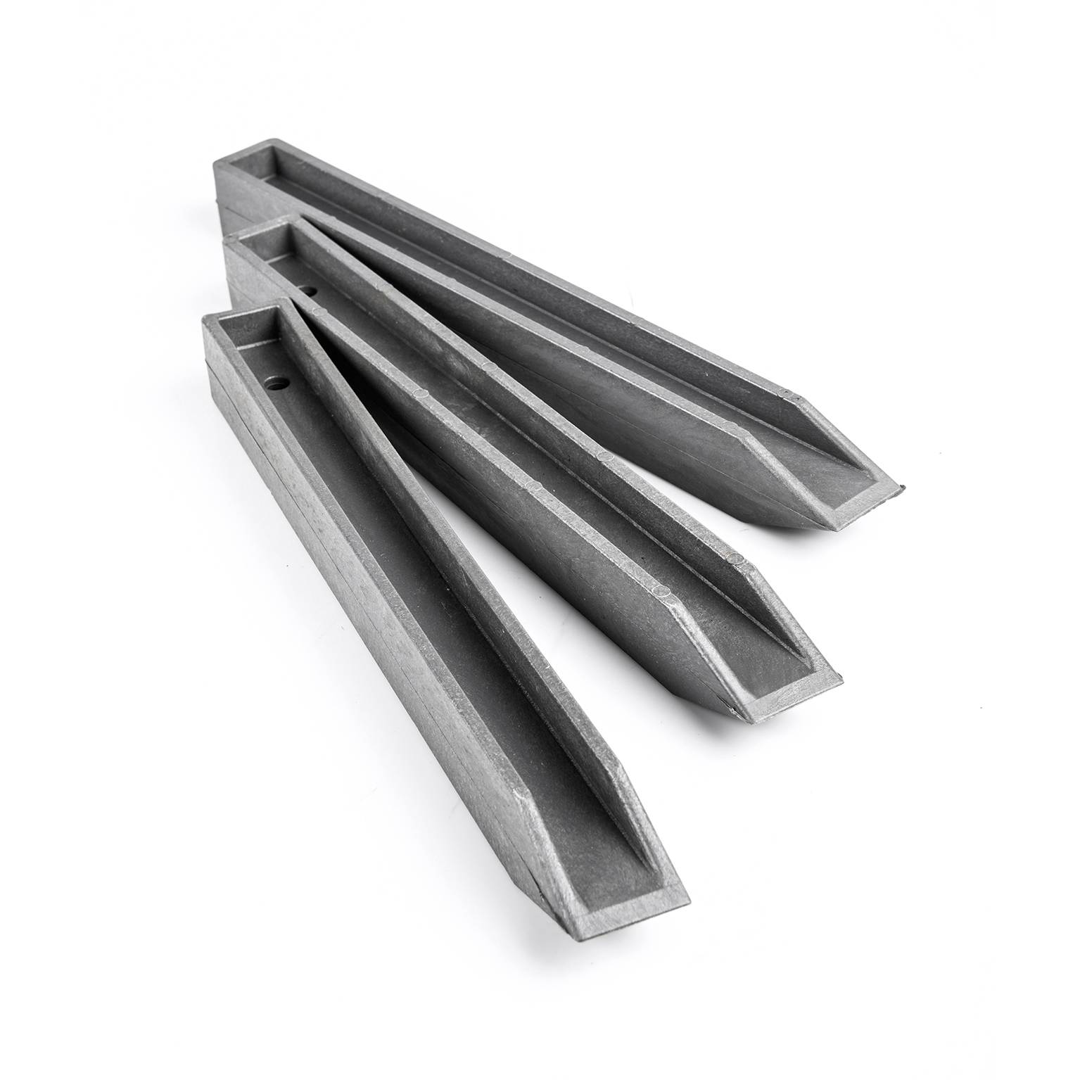 Chamorin - Lot de 10 piquets Ecopic gris + 20 vis - ECOLAT