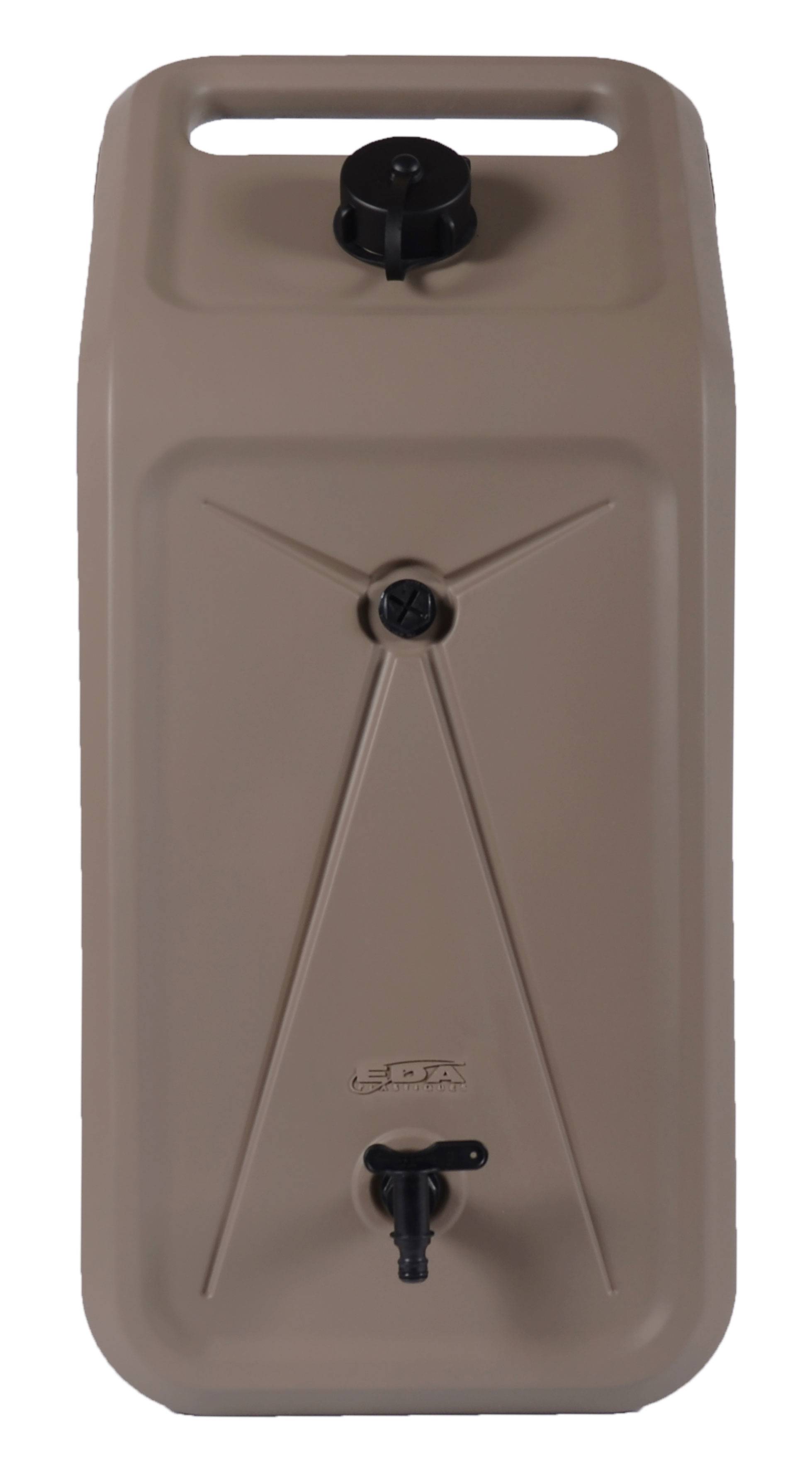 EDA Plastiques - EDA - Citerne à eau Nomade sur roues coloris taupe - 55L - Image 2