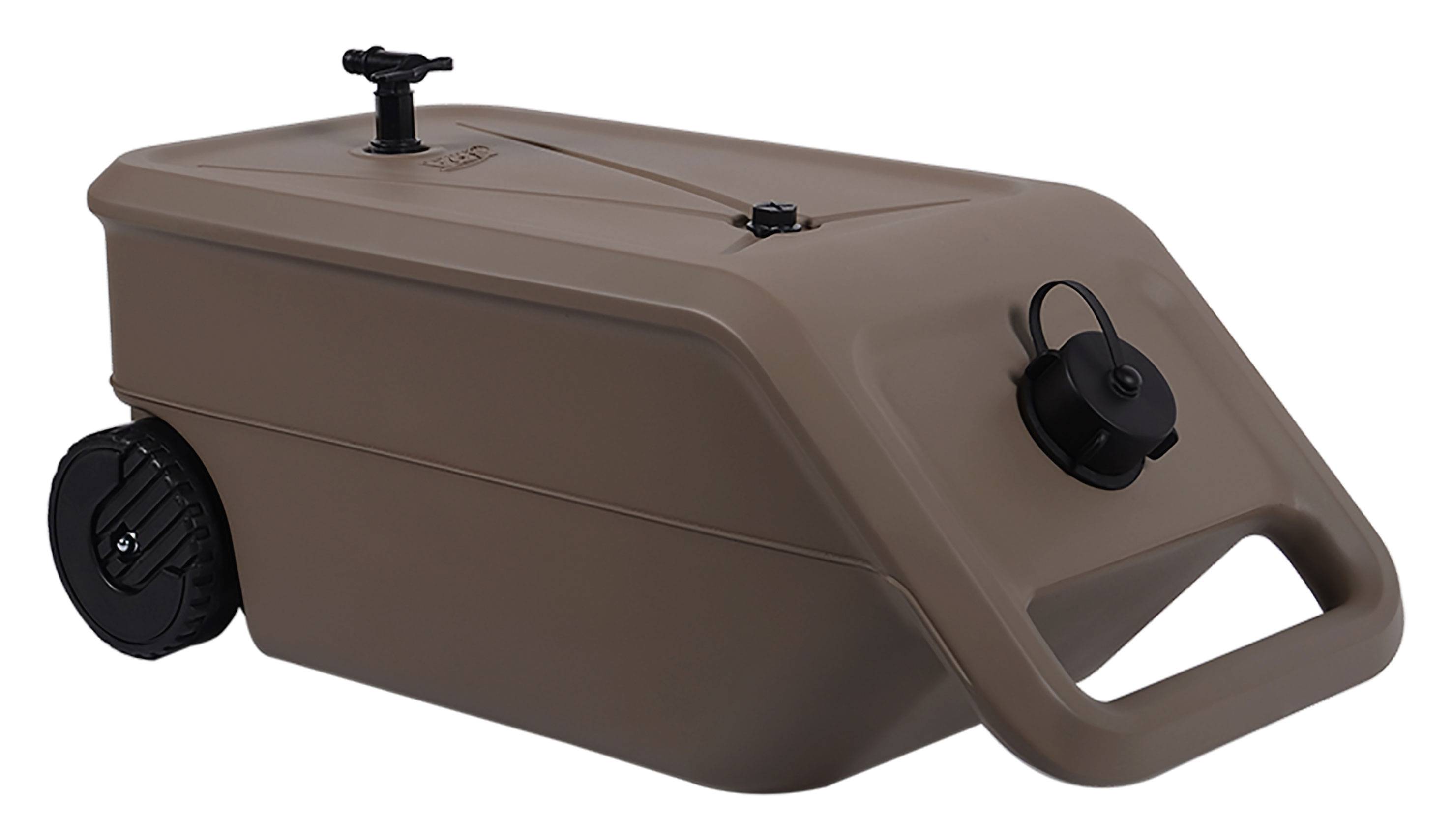 EDA Plastiques - EDA - Citerne à eau Nomade sur roues coloris taupe - 55L - Image 5