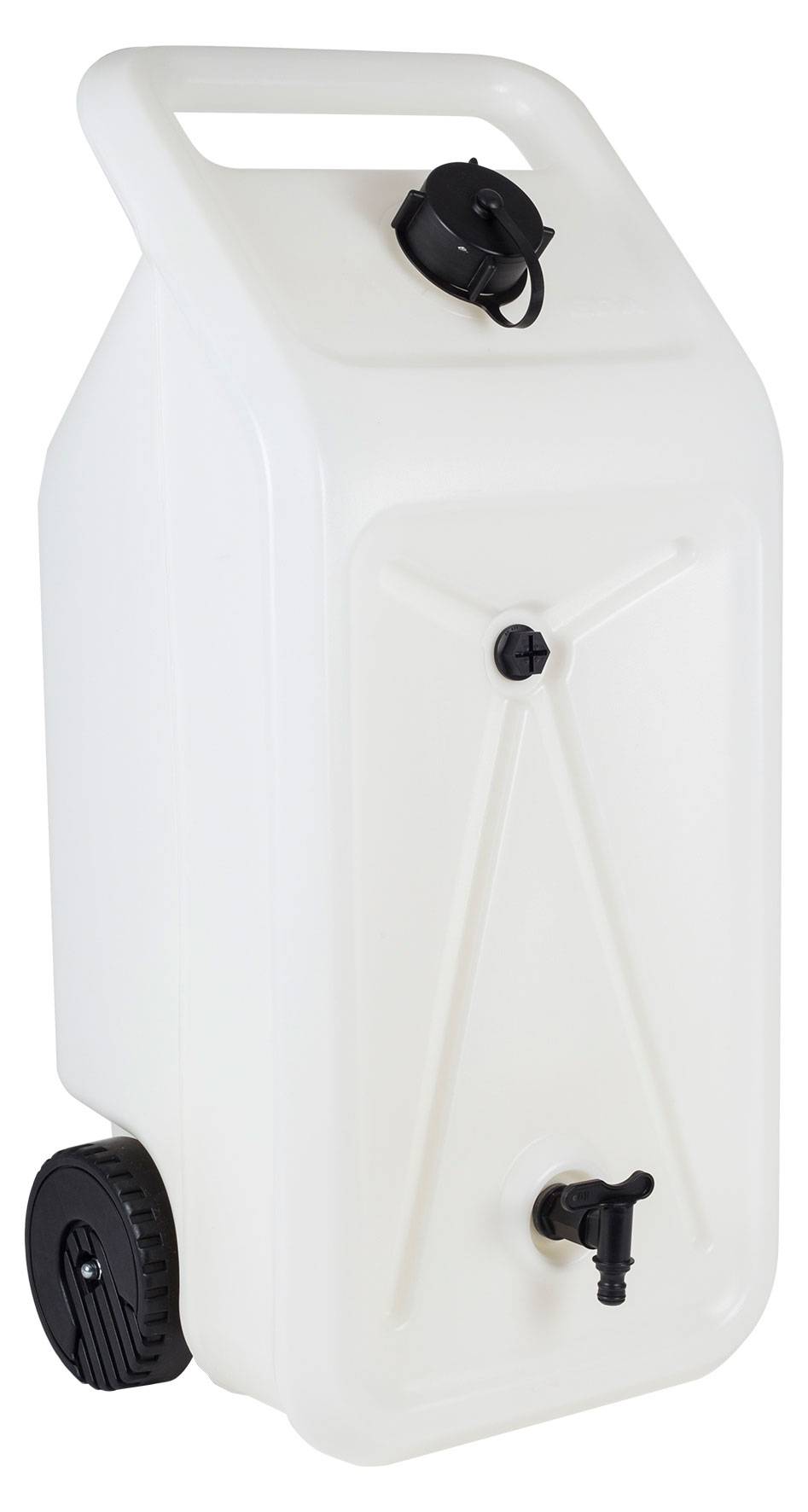 EDA Plastiques - EDA - Citerne à eau Nomade sur roues coloris naturel - 55L - Image 1