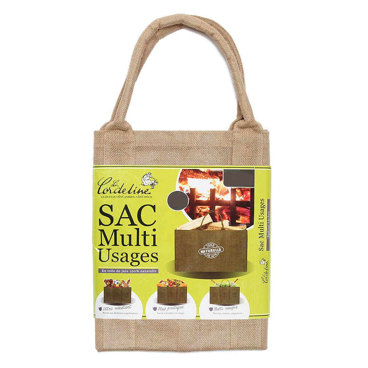 La Cordeline - La Cordeline - Sac multi-usage en jute L.25 x l.55 x H.35 cm - Image 2