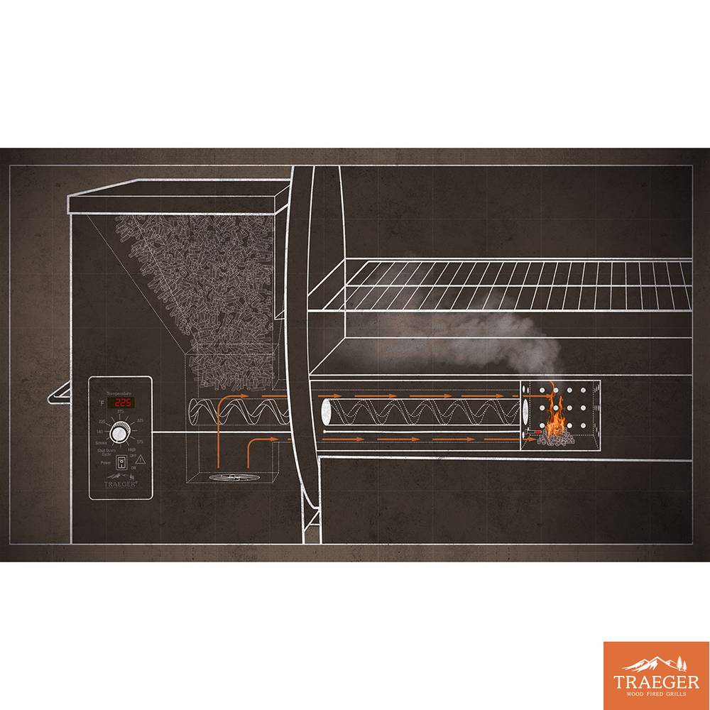Traeger - Barbecue pellets acier Pro 575 Traeger - Image 9