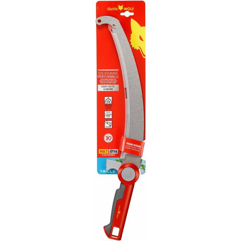 Outils Wolf - Scie d'élagage professionnelle avec poignée L. 37 cm - Outils Wolf - Image 4