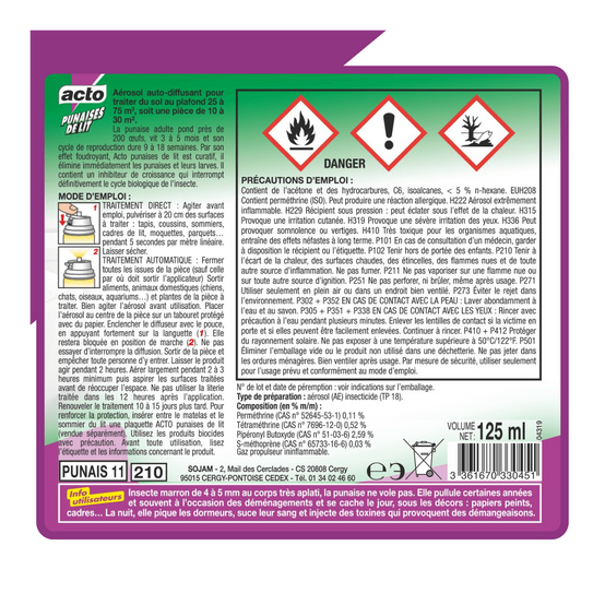 Acto - Insecticide Punaises De Lit - ACTO - Image 8