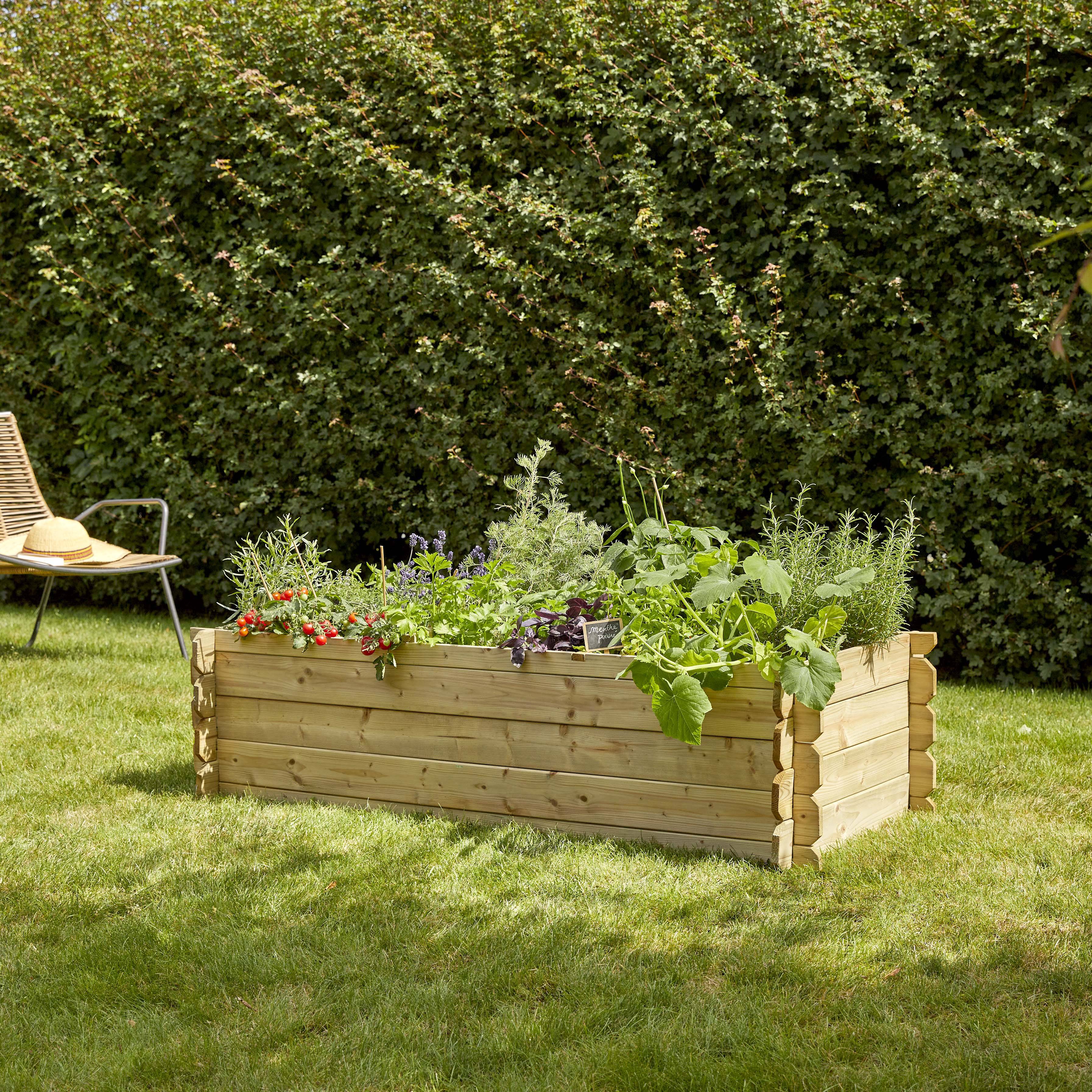 Cerland - Carré Potager Bois - BASIL - Image 2