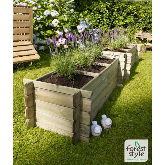 Cerland - Carré Potager Bois - BASIL - Image 3