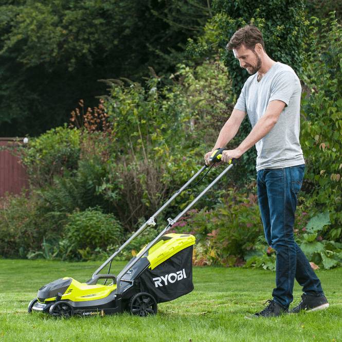 Ryobi - Ryobi - Tondeuse à batterie poussée RLM18X33B40 18V One+ - Image 9