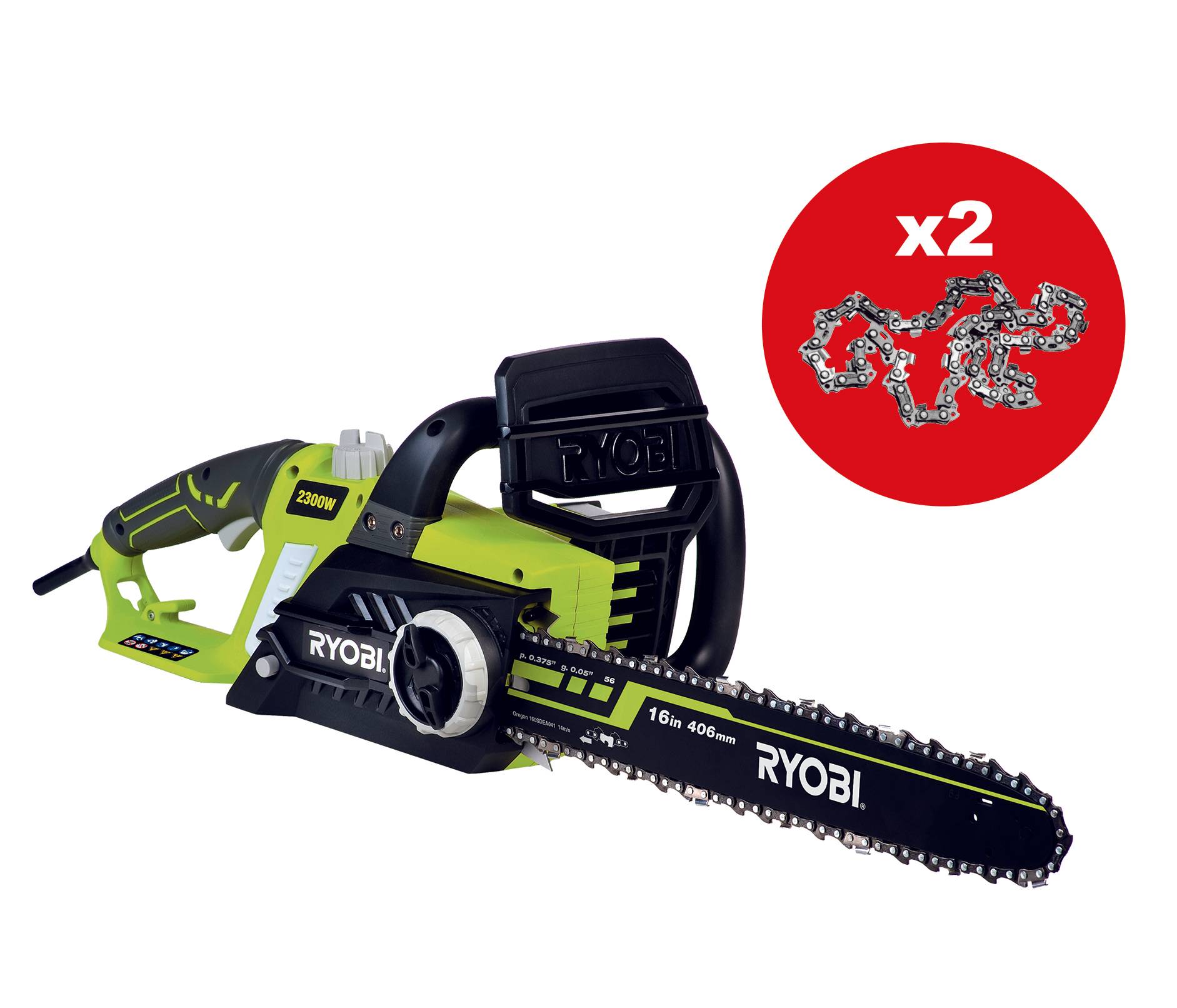 Ryobi - Ryobi - Tronçonneuse électrique 2300W RCS2340B2C - Image 1