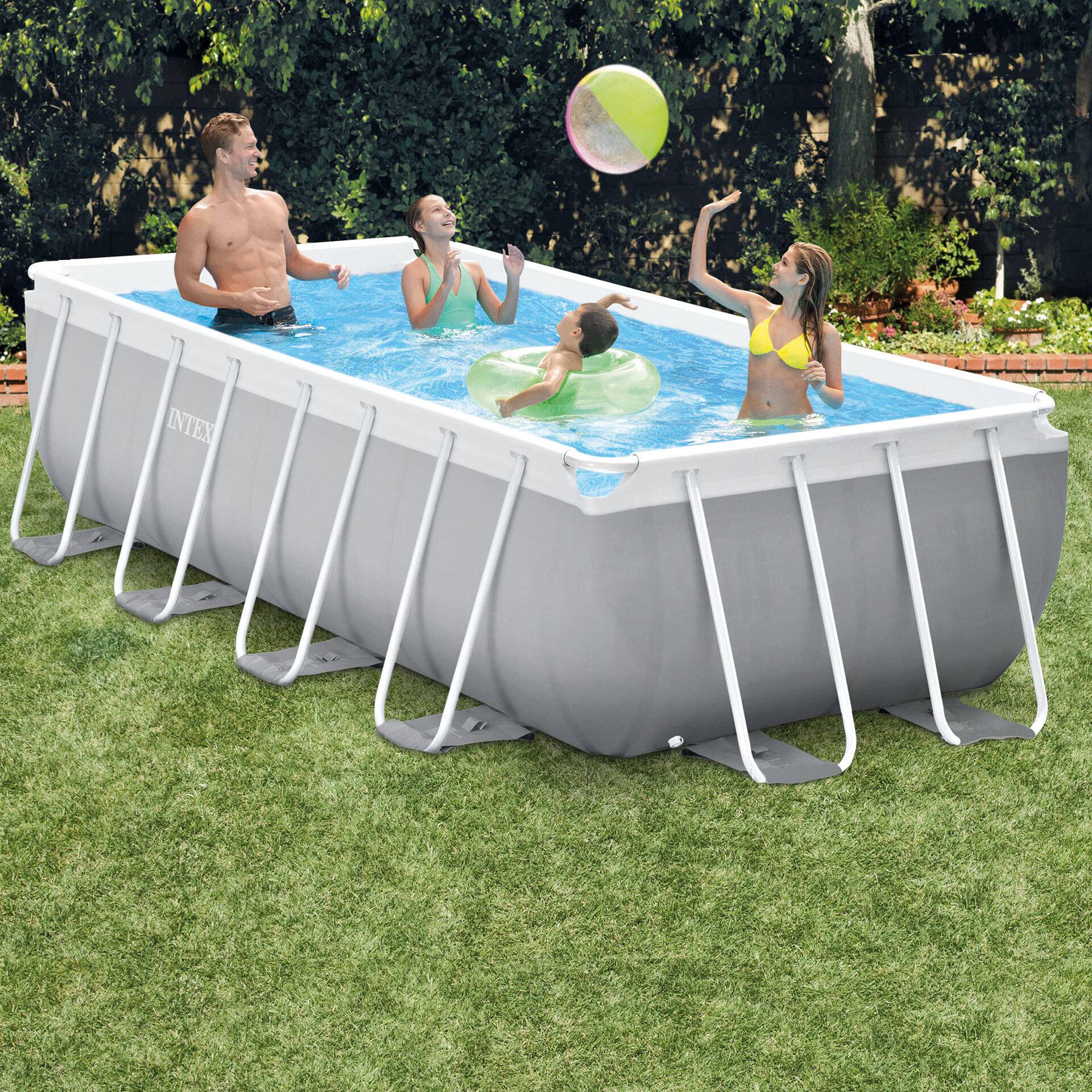 Intex - Kit piscine Prism Frame rectangulaire 4,00 x 2,00 x 1,00 m - Image 7