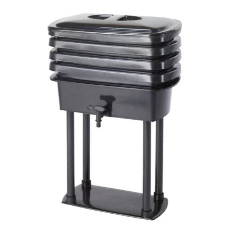 Belli - Lombricomposteur Noir 4 Bacs 32L – BELLIJARDIN - Image 3