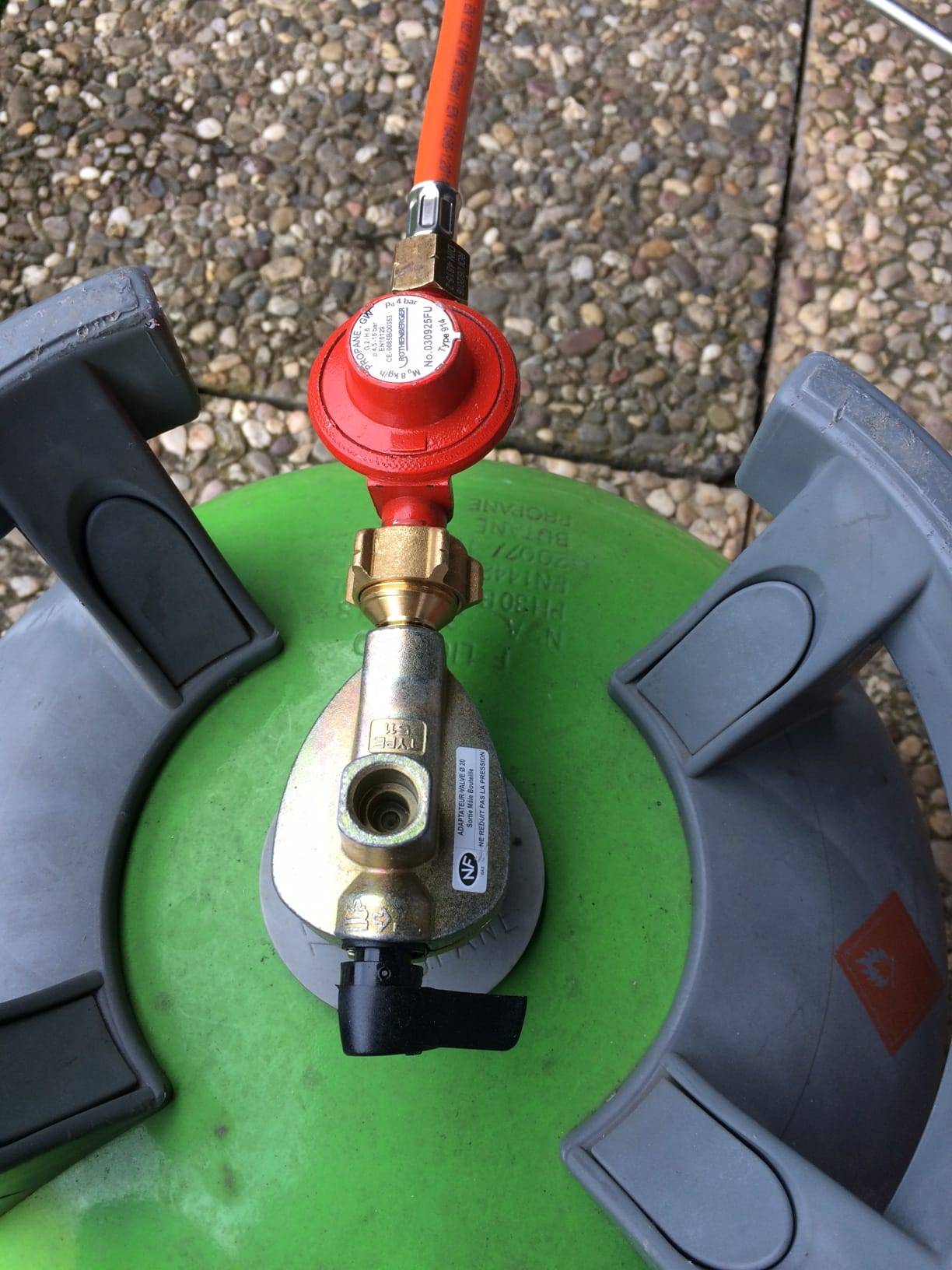 Rothenberger - Adaptateur pour bouteilles de gaz Twiny, Malice, Elfi, Calypso - Image 2