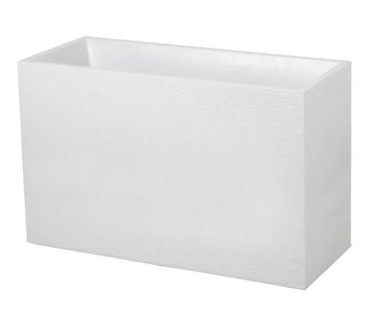 EDA Plastiques - Muret Graphit résine L99.5 H60 cm blanc - Image 1