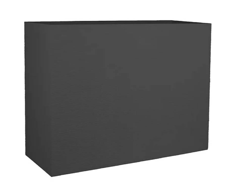 EDA Plastiques - EDA - Muret Graphit Loft plastique anthracite - L.78,5 x H.60 cm - Image 1