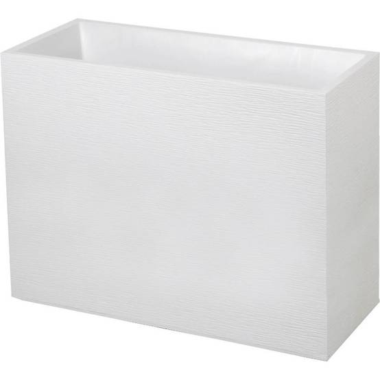 EDA Plastiques - Muret Loft L Graphit blanc cérusé 46L - L.78,5 x l.29,5 x H.60 cm - Image 3