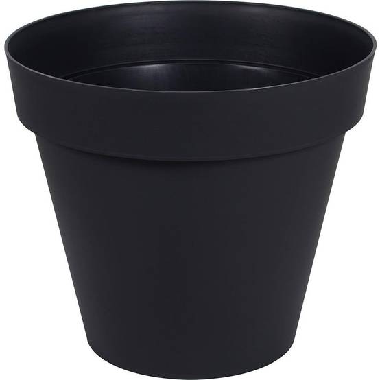 EDA Plastiques - Pot de Fleurs Rond Gris Anthracite - EDA - Image 1