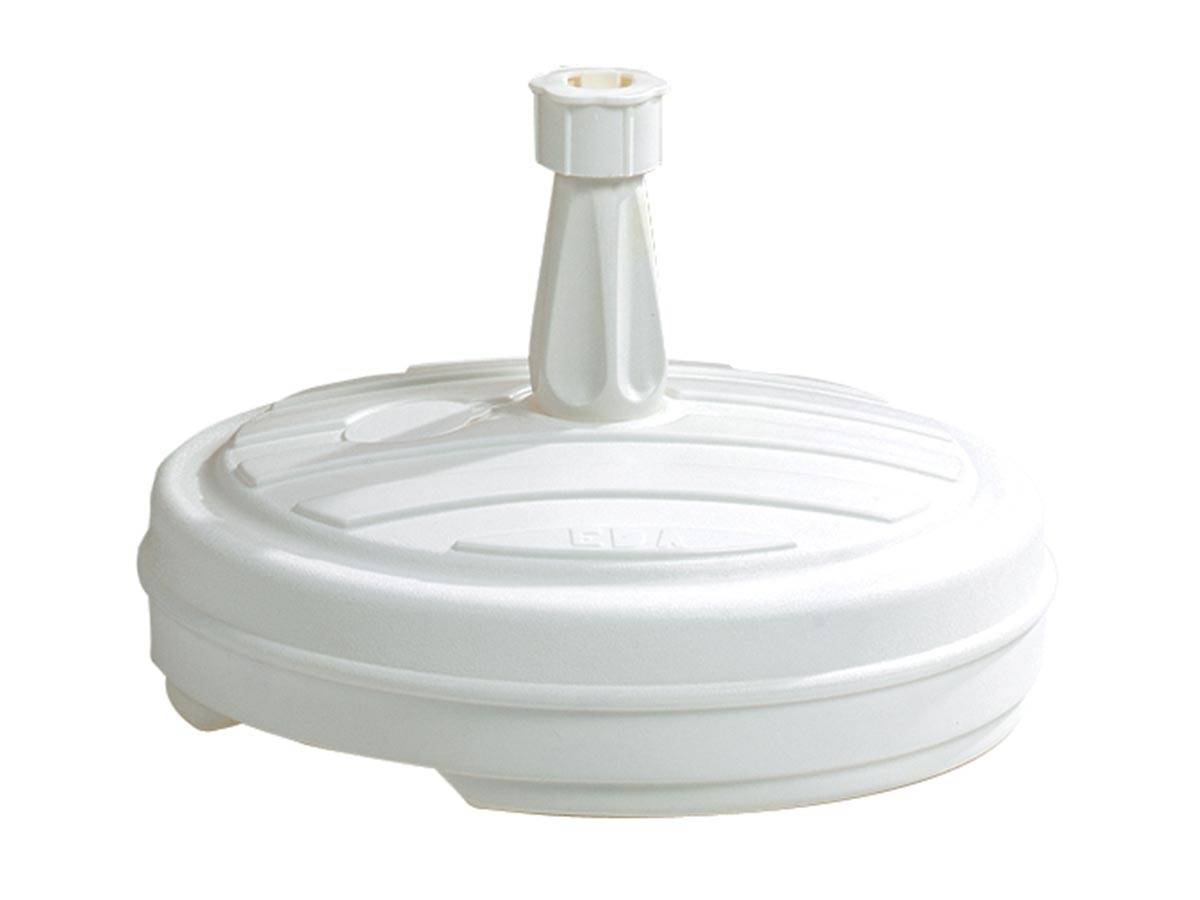 EDA Plastiques - Pied De Parasol Rond Plastique Blanc - EDA - Image 4