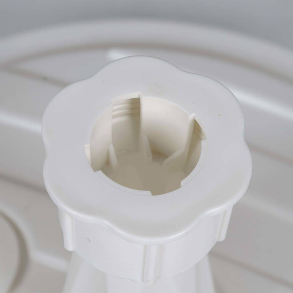 EDA Plastiques - Pied De Parasol Rond Plastique Blanc - EDA - Image 8