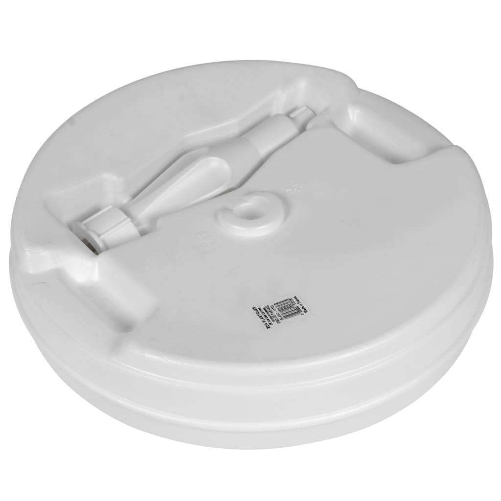 EDA Plastiques - Pied De Parasol Rond Plastique Blanc - EDA - Image 5