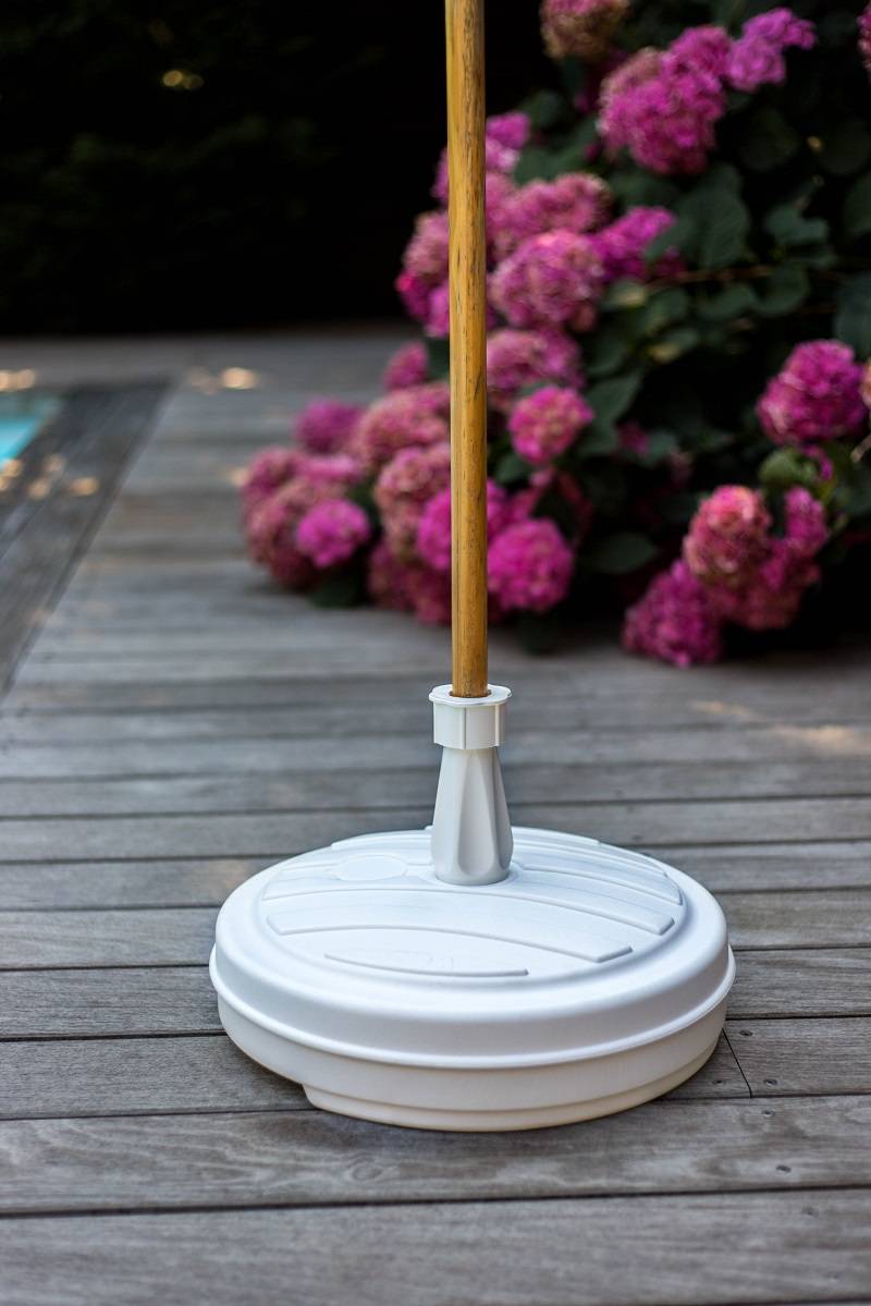 EDA Plastiques - Pied De Parasol Rond Plastique Blanc - EDA - Image 3
