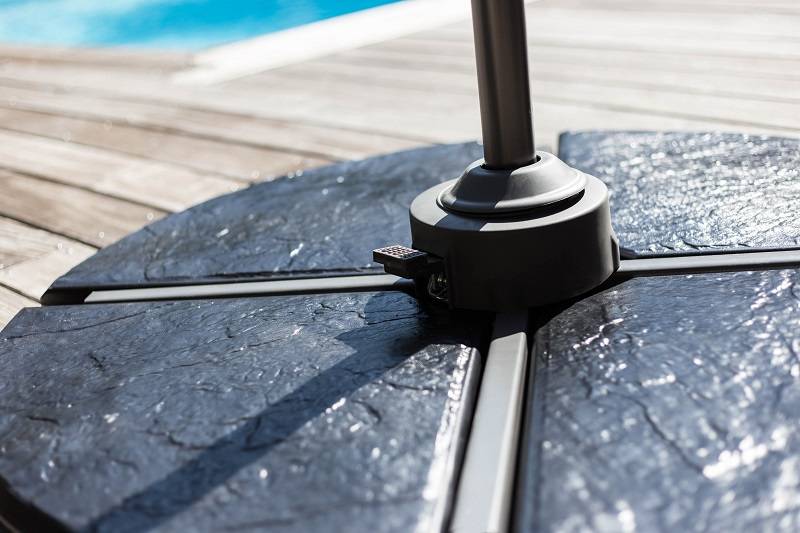 EDA Plastiques - Dalle pour parasol déporté - EDA