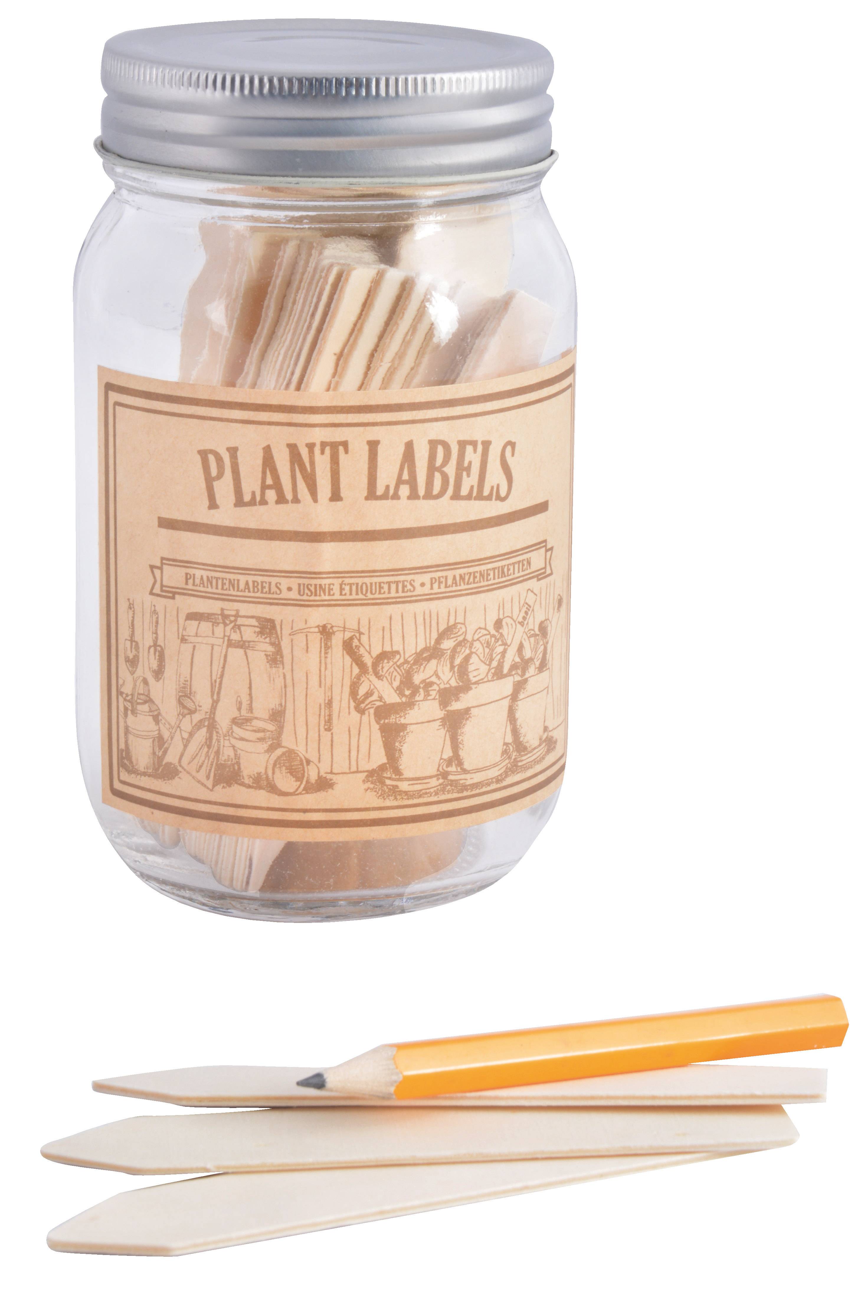 Esschert Design - Bocal avec Étiquettes pour Plantes -