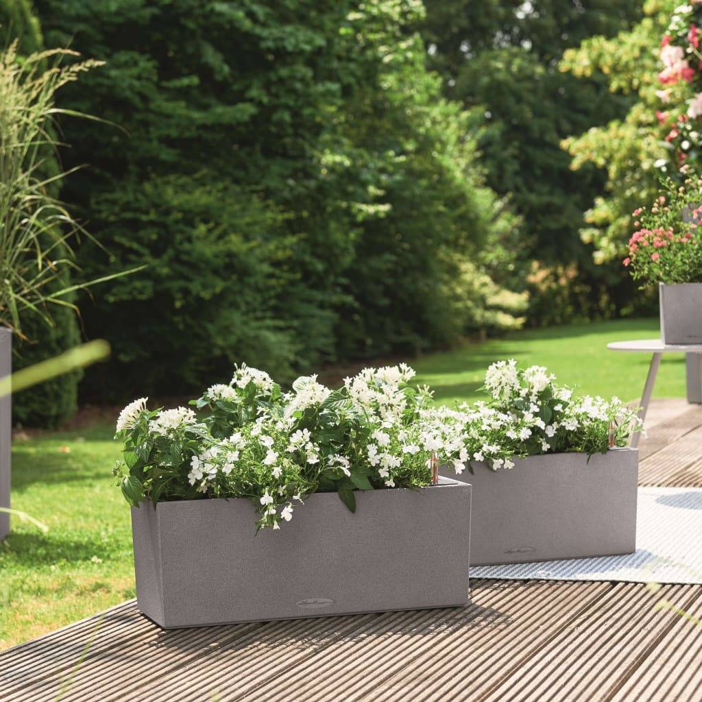 Jardinière Lechuza  L50 H19 cm gris pierre - Image 8