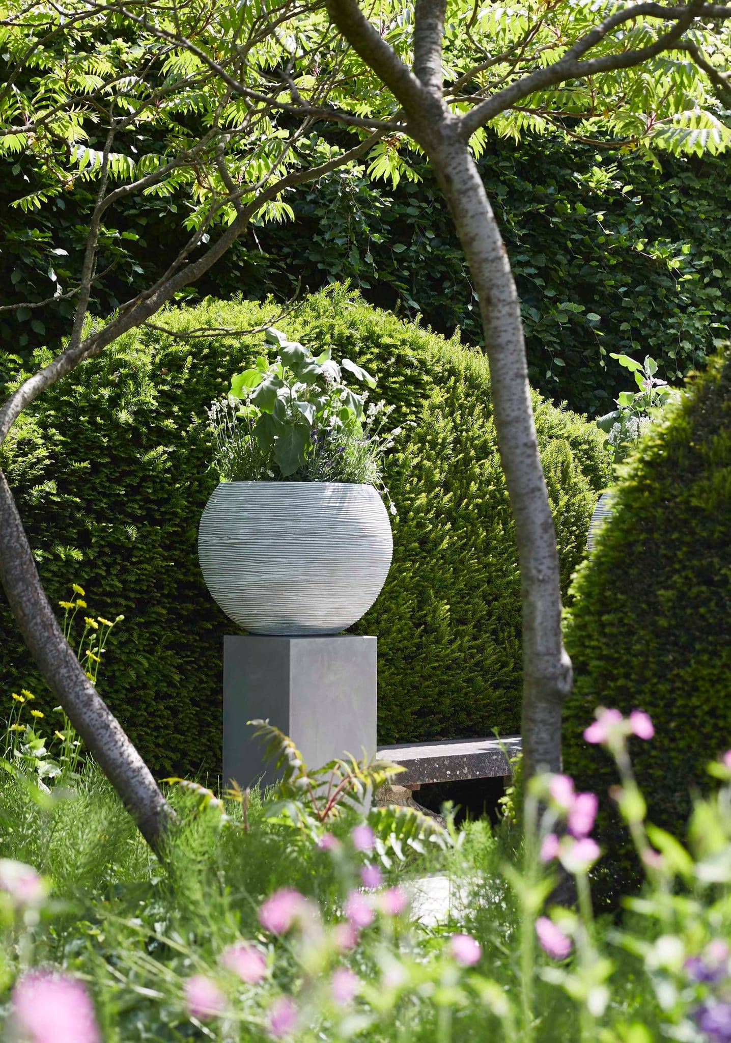 Capi - Capi - Vase boule Rib ivoire Ø.62 x H.48 cm - Image 2