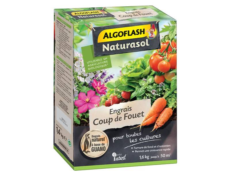 Algoflash - Engrais coup de fouet guano naturel 1,6 kg - ALGOFLASH NATURASOL - Image 1