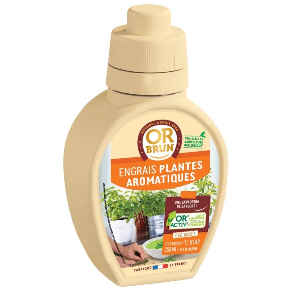 Or Brun - Engrais liquide plantes aromatiques 250 ml – OR BRUN